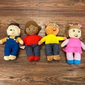 PBS Kids Arthur and Bernstein Bear Plush Dolls
